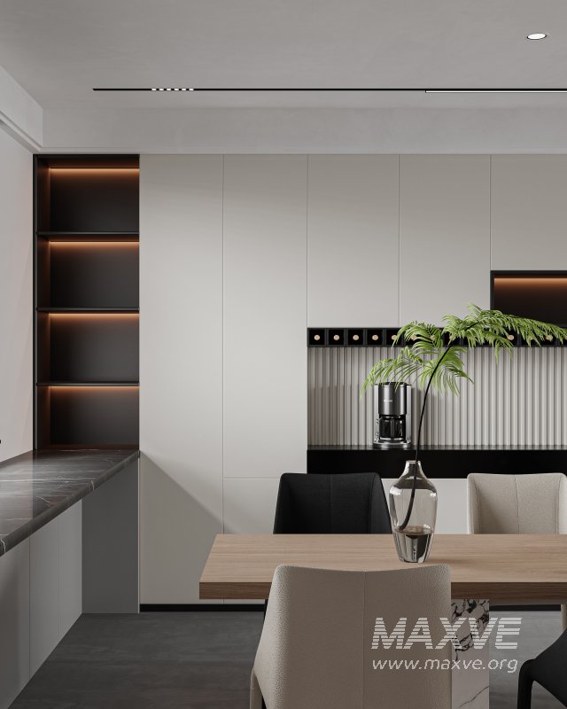 Modern living and dining room - Image 3