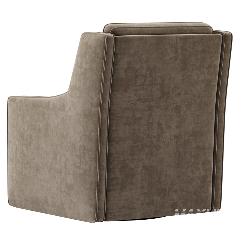 Brooksville Upholstered Swivel Armchair - Image 5