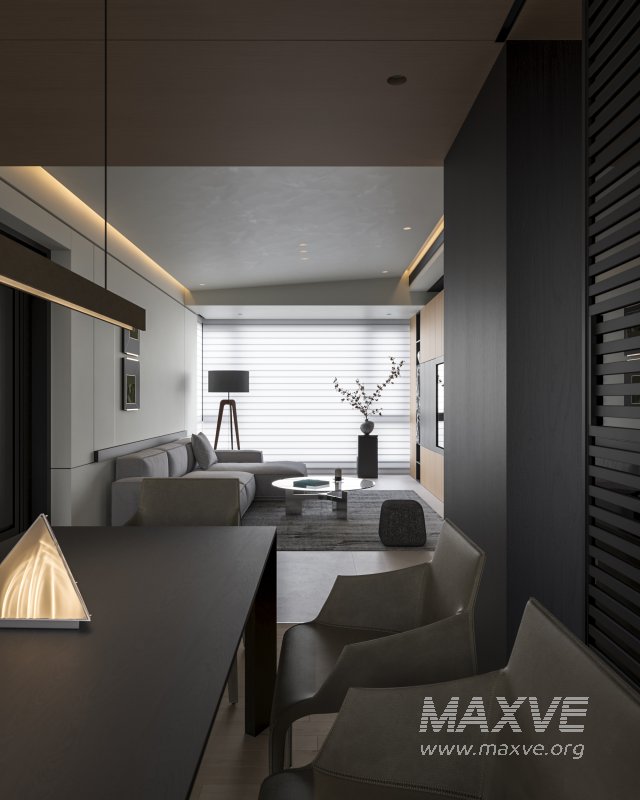 Modern living and dining room - Image 7
