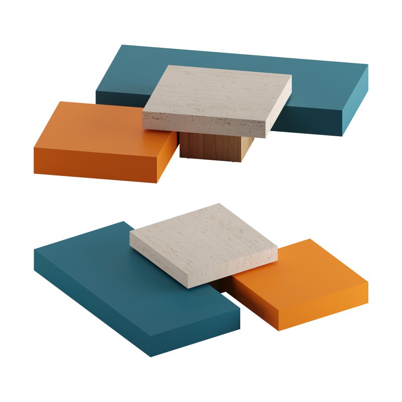 DOLMEN Rectangular Coffee Table by Lema - Image 2