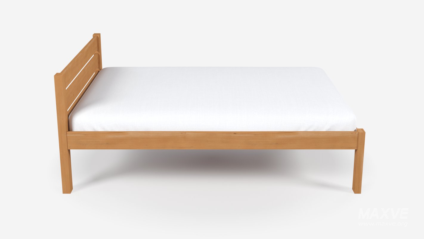 Classic Wooden Bed - Image 2