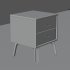 Mid-Century Modern Nightstand - Thumbnail 2