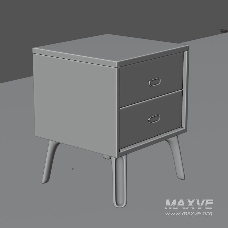Mid-Century Modern Nightstand - Image 2
