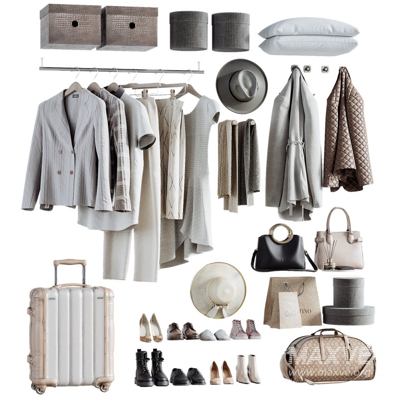 Clothing, shoes and accessories for wardrobe or shop 04 - Image 3