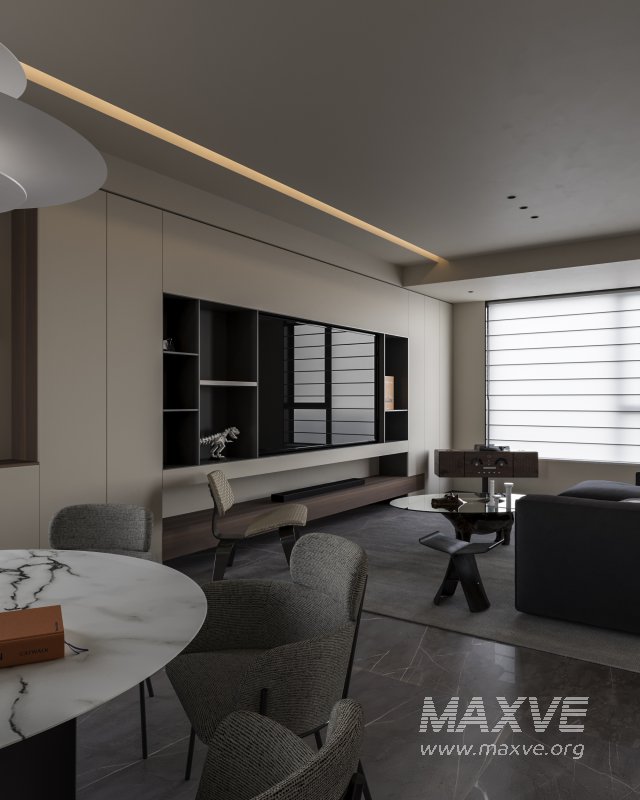 Modern living and dining room - Image 8