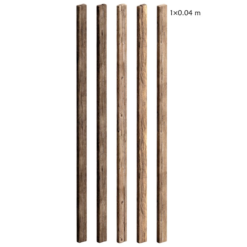 Wooden Plank & Beam Vol.01 – Medieval 3D Asset Pack/Low Poly/Game Ready - Image 2