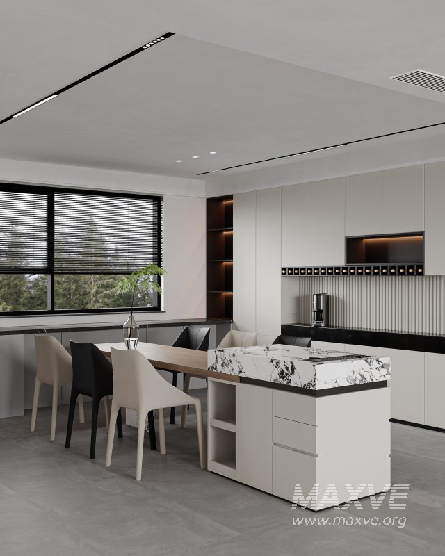 Modern living and dining room - Image 9