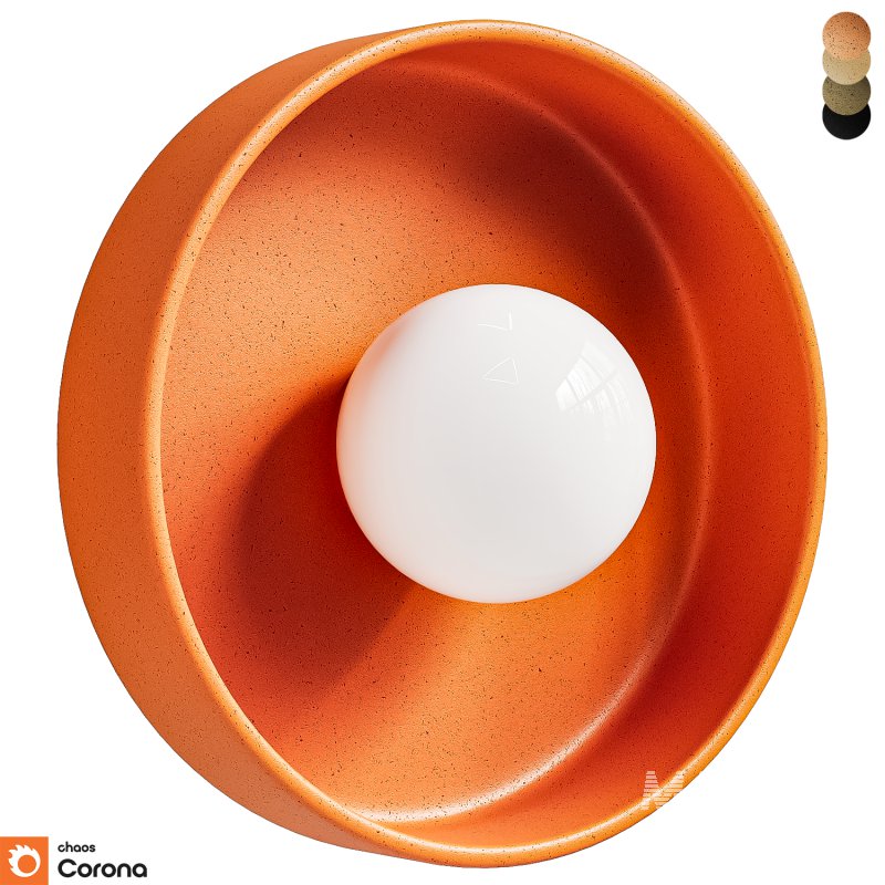 Ceramic Disc Orb Surface Mount - Image 1