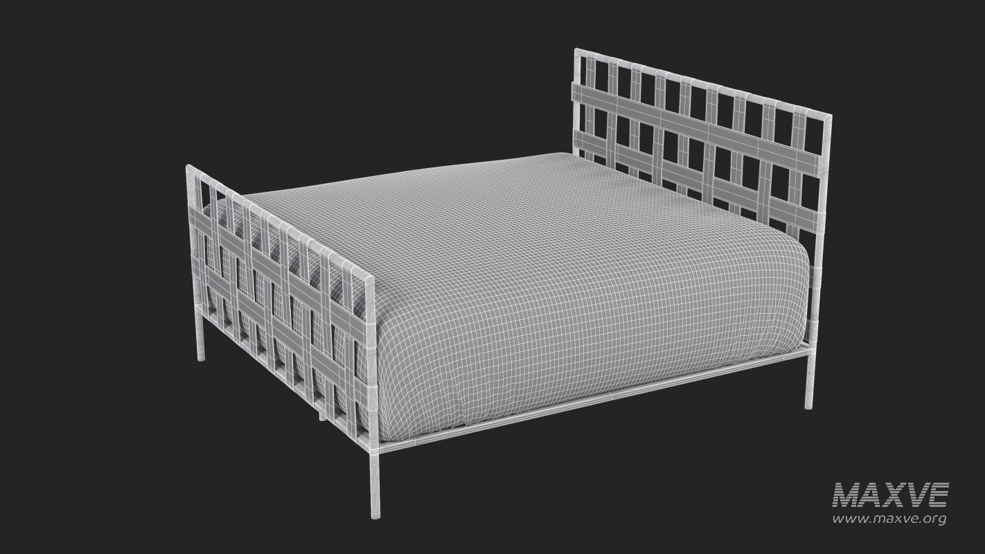 Black Metal Bed - Image 13