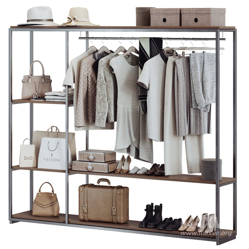 Clothing, shoes and accessories for wardrobe or shop 03 - Image 3