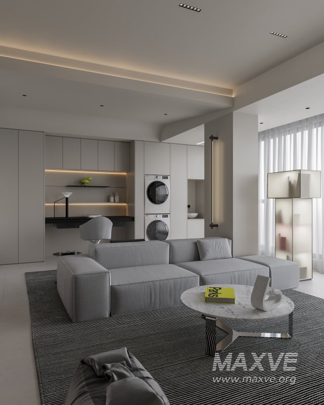 Modern living and dining room - Image 3