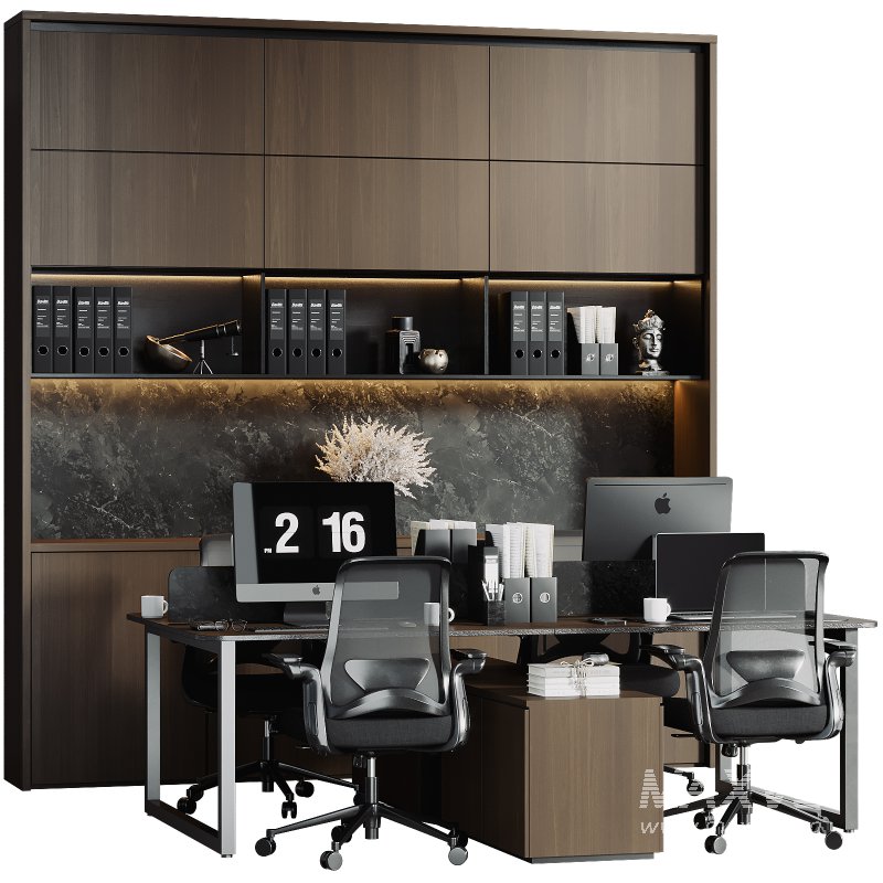 Employee Set Office Furniture 18 - Image 2