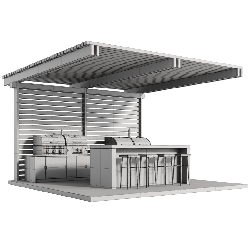 Modern Outdoor Kitchen 27 - Image 9