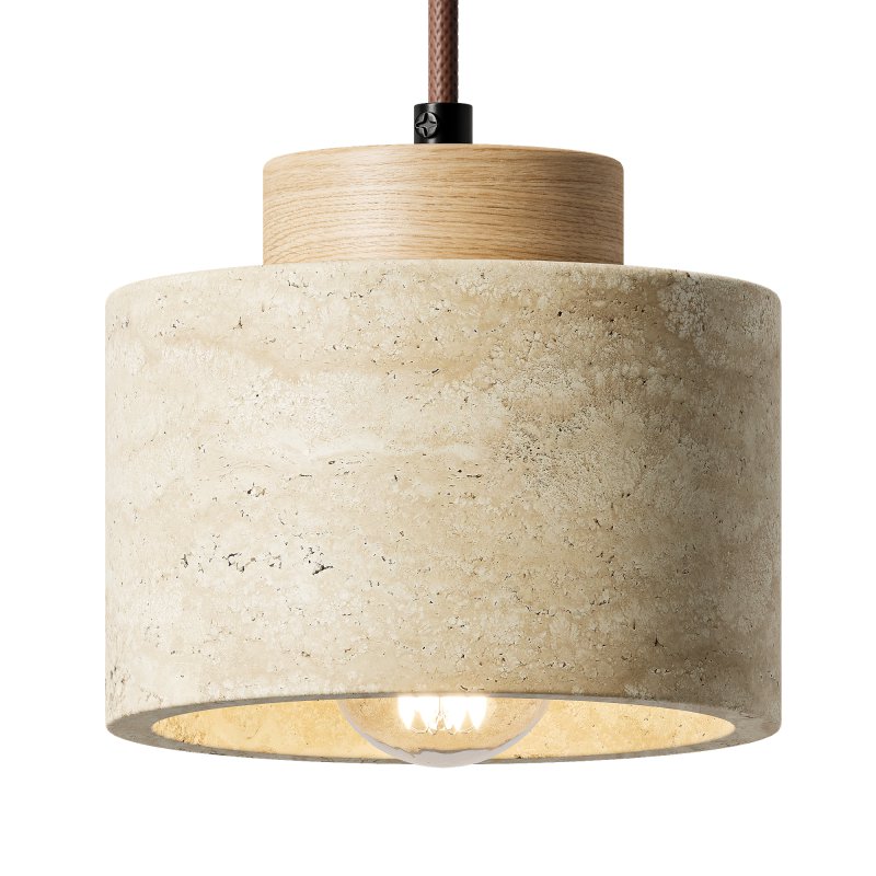 Traditional Vintage Cylinder Pendant Light - Image 3