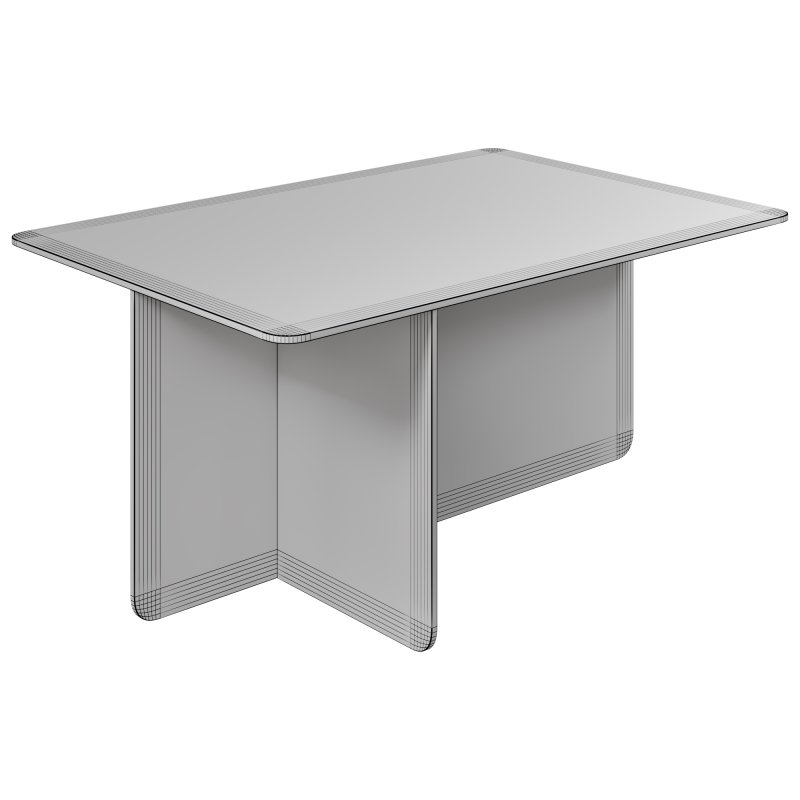 Acrylic Purple Coffee Table with Clear Top by Chairish - Image 1