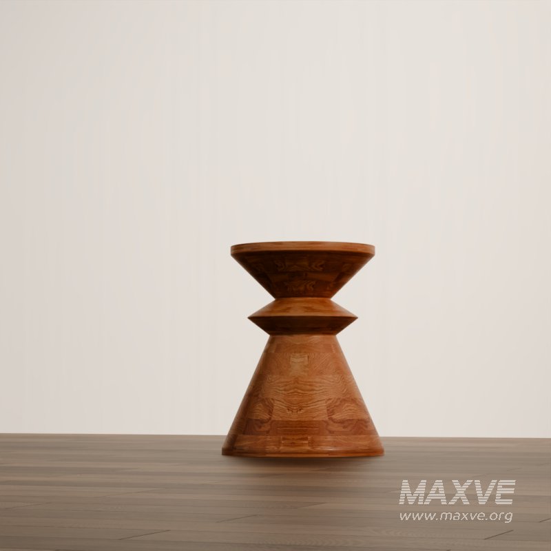 Artisan Carved Wooden Coffee Table - Image 3