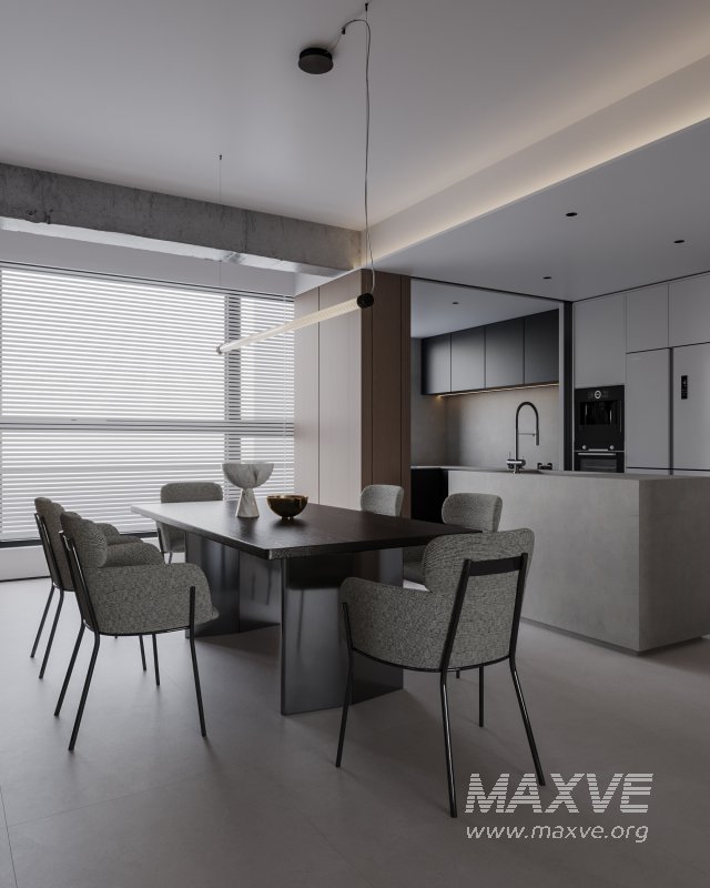 Modern living and dining room - Image 3