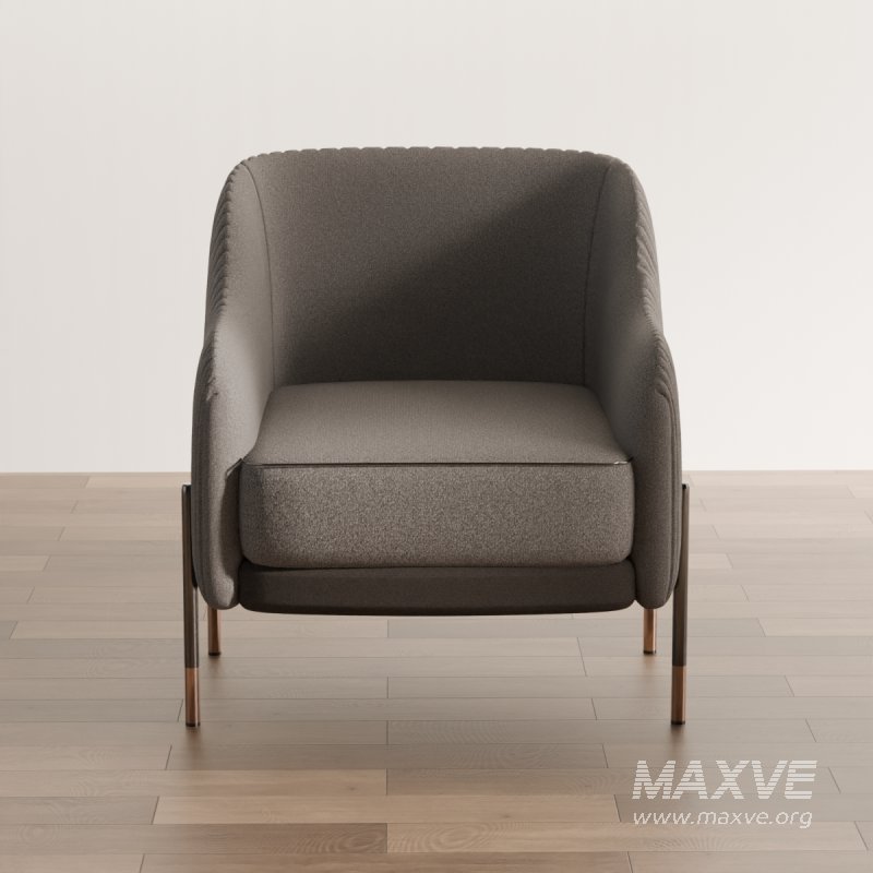 Modern Upholstered Armchair - Image 3