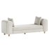 Repose Oversized Ivory Bench - Thumbnail 2