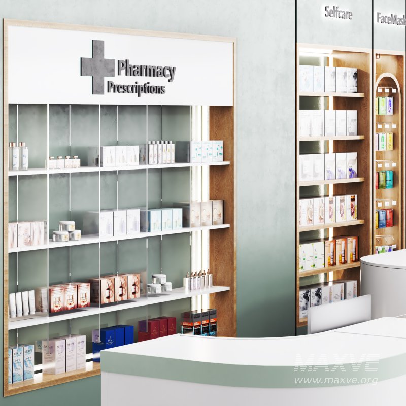 pharmacy 03 and drugstore showcase - Image 2