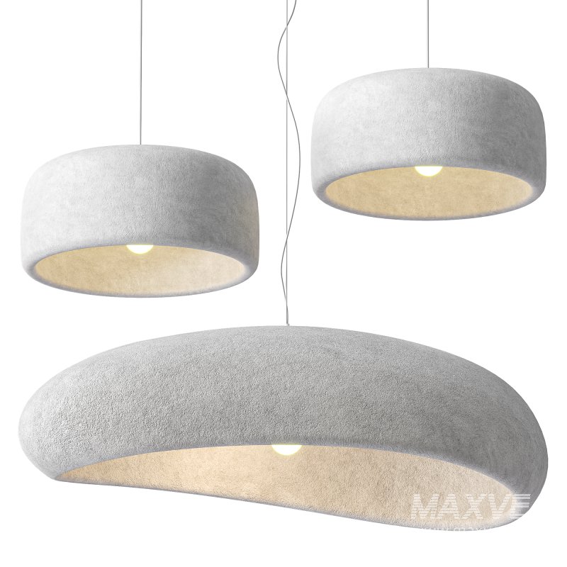 Pendant Light Potcover Clouds - Image 1