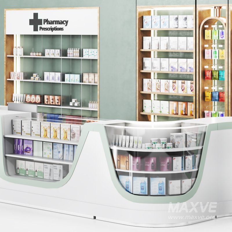 pharmacy 03 and drugstore showcase - Image 4