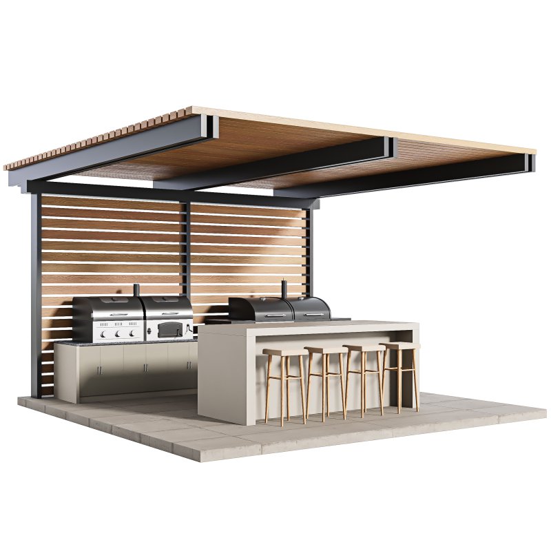 Modern Outdoor Kitchen 27 - Image 3