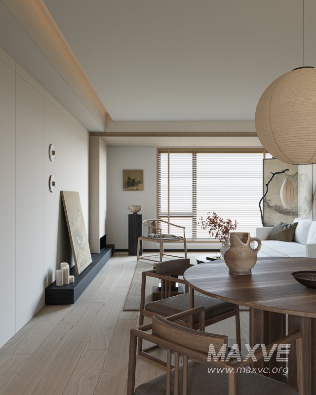 Chinese style living room and dining room - Image 7