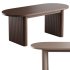 Extendable Natural Dining Table Lisette - Thumbnail 1