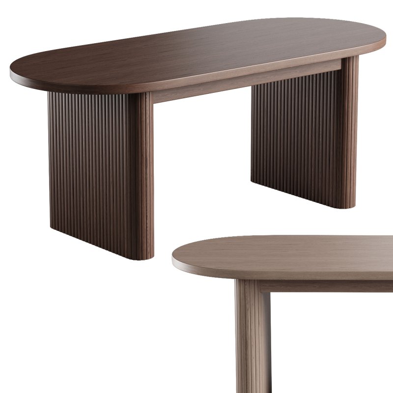 Extendable Natural Dining Table Lisette - Image 1