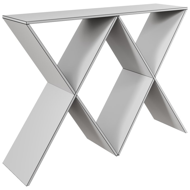 Modern Pink Colored Lucite Console Table by Chairish - Image 1