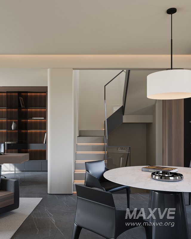 Modern living and dining room - Image 4