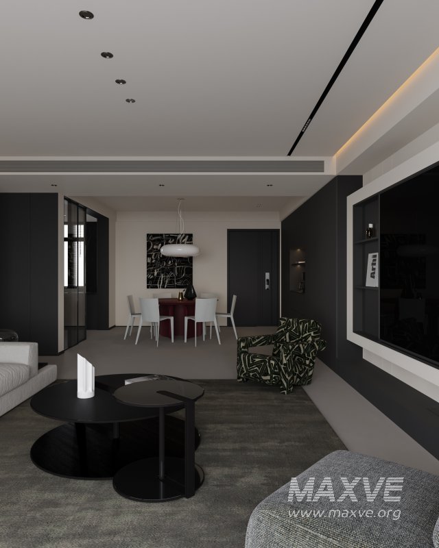 Modern living and dining room - Image 4