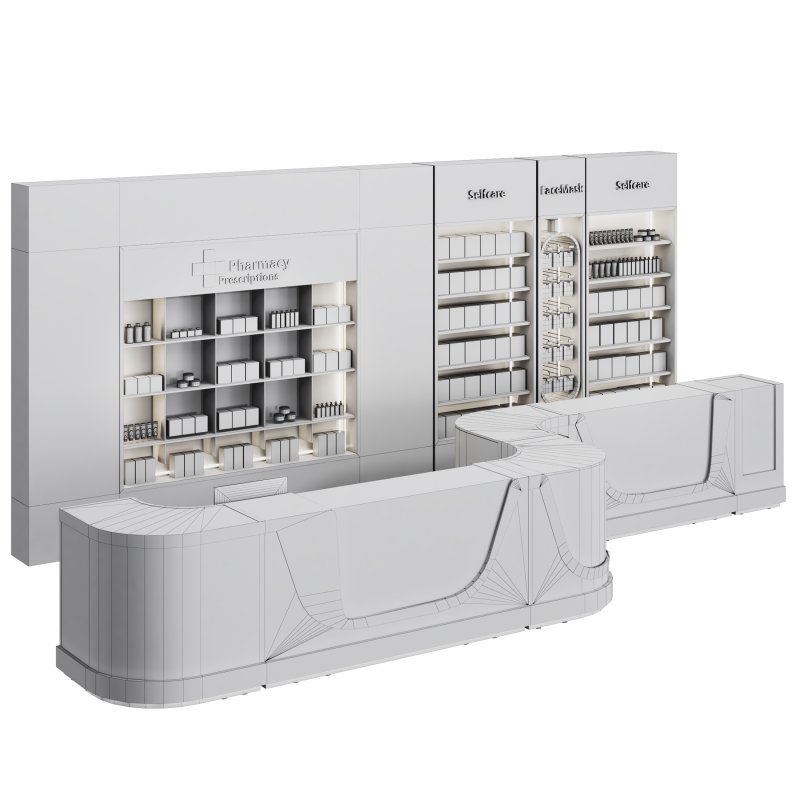 pharmacy 03 and drugstore showcase - Image 7