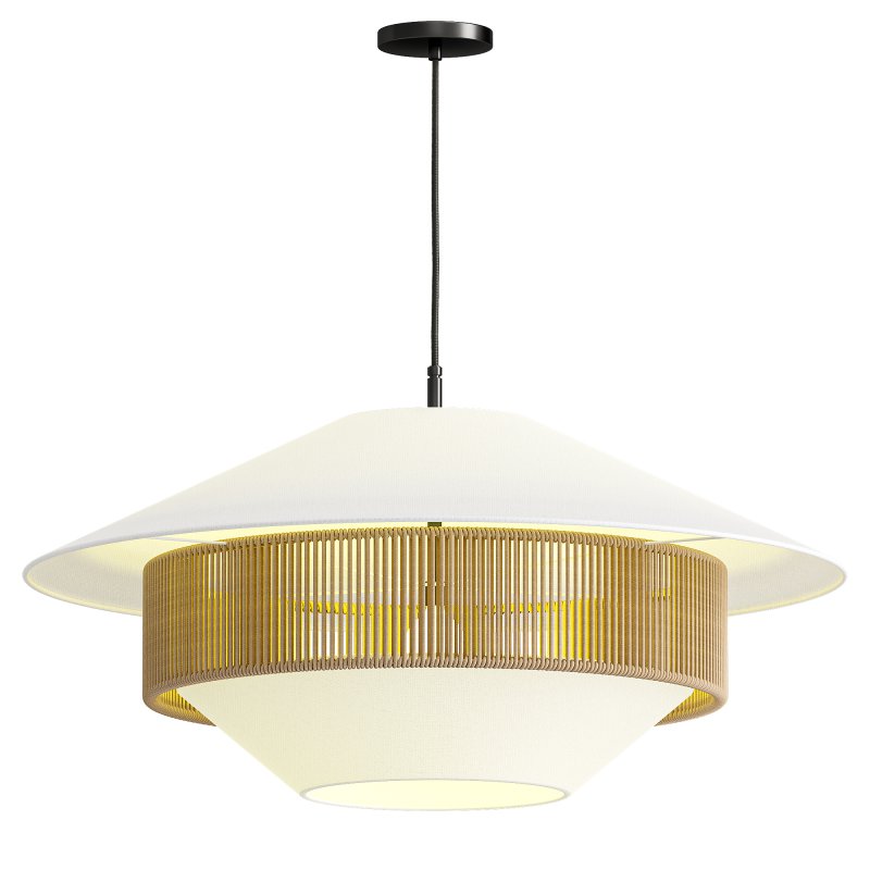 Stevie Mixed Woven Pendant - Image 1