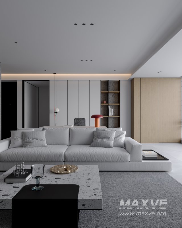 Modern living and dining room - Image 2