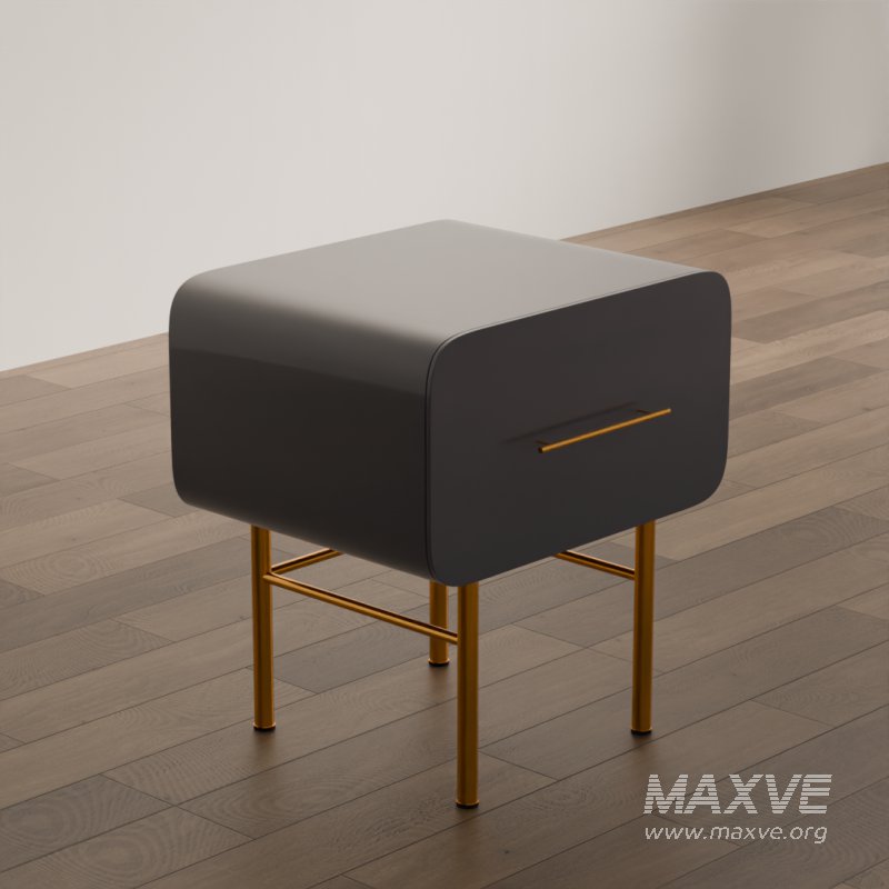 Contemporary Minimalist Bedside Table - Image 1