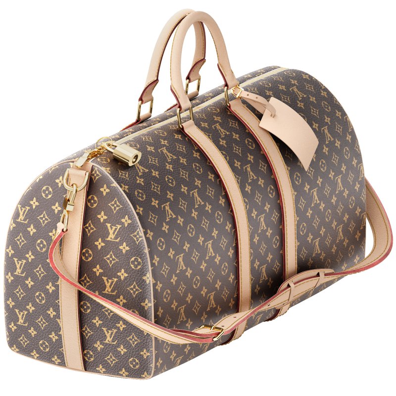 louis vuitton monogram keepall bandouliere travel bag - Image 1