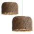 Wabi-Sabi Style Rattan Straw Hat Pendant Light - Thumbnail 3