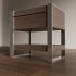 Sleek Wooden Nightstand - Thumbnail 2