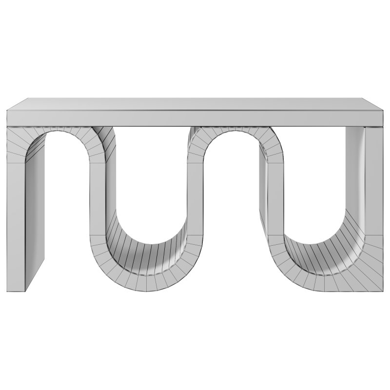 Melange Snaked Console Table By Hooker Furniture - Image 1