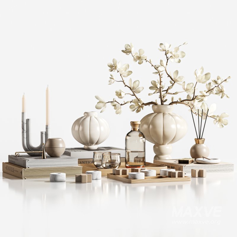 Magnolia Serenity Decor Set - Image 4