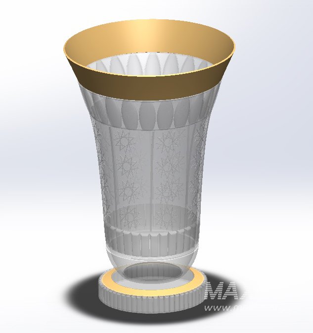 Flower vase models: 3D printing, metal processing, glass and crystal, interior decoration. - Image 5