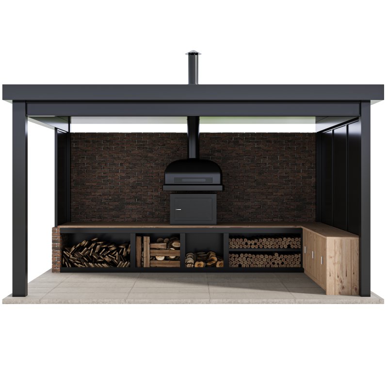 Modern Outdoor Kitchen 03 - Image 7