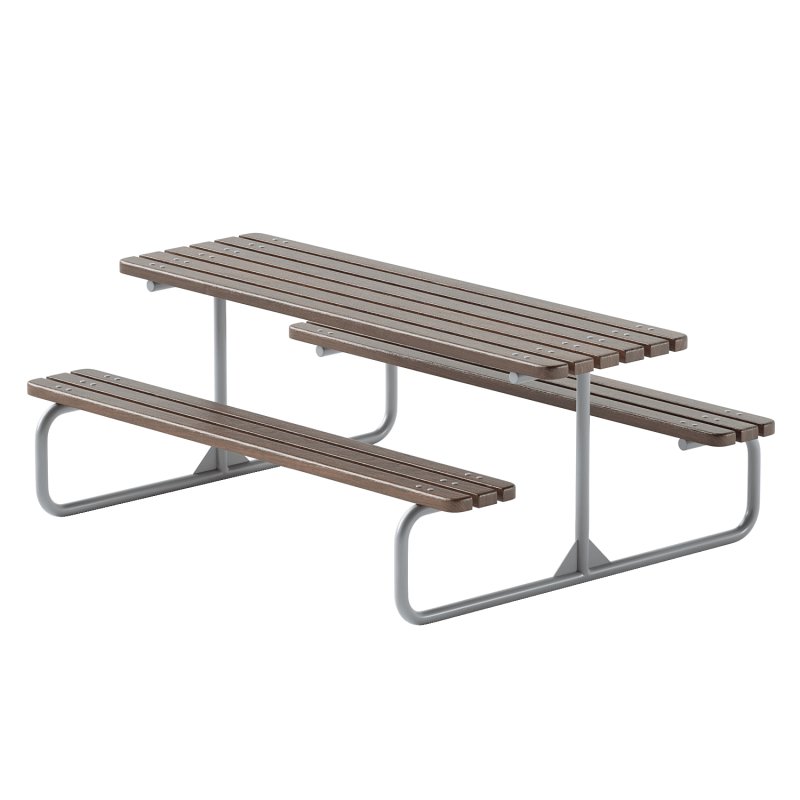 METAL PICNIC TABLE 113 - Image 2