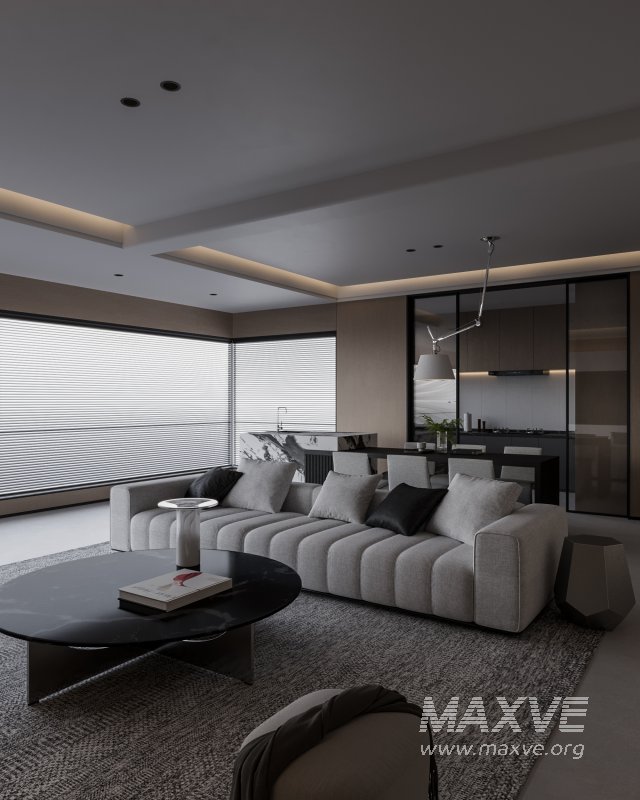 Modern living and dining room - Image 4