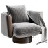 VELLUTO SWIVEL CHAIR - Thumbnail 4