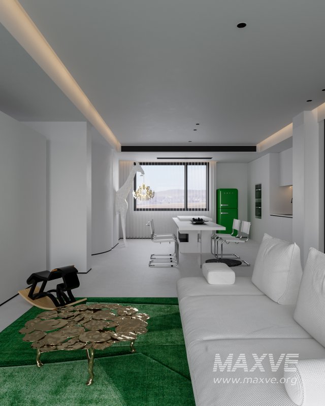 Modern living and dining room - Image 2