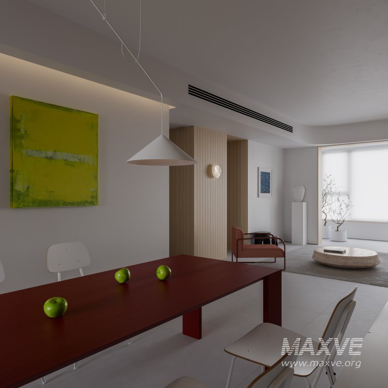 Modern living and dining room - Image 3