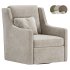 Brooksville Upholstered Swivel Armchair - Thumbnail 1